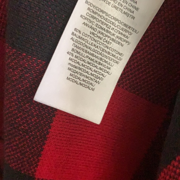 Lauren Buffalo Check Poncho Sweater - Picture 8 of 10